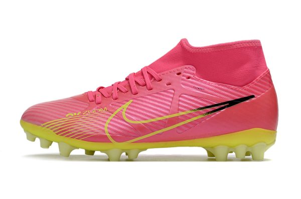 Botas de Fútbol Nike Air Zoom Mercurial Superfly IX Academy AG rosa verde