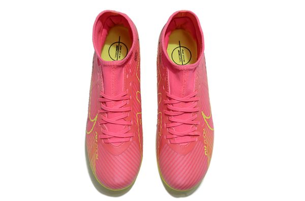 Botas de Fútbol Nike Air Zoom Mercurial Superfly IX Academy AG rosa verde