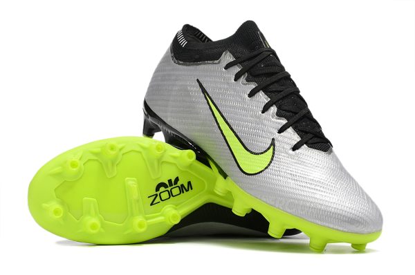 Botas de Fútbol Nike Zoom Vapor 15 Elite SE AG-Verde Plata Negro