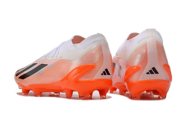 Botas de Fútbol Adidas x23crazyfast.1 FG Rosa Naranja Blanco