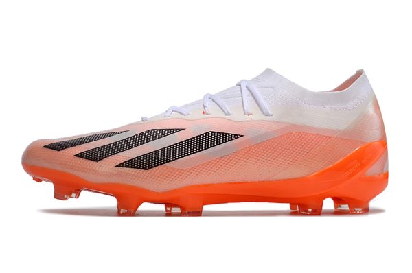 Botas de Fútbol Adidas x23crazyfast.1 FG Rosa Naranja Blanco