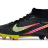 Botas de Fútbol Nike Air Zoom Mercurial Superfly IX Elite FG Negro Verde Rosa