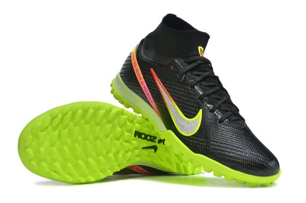 Botas de Fútbol Nike Air Zoom Mercurial Vapor XV Elite TF – Negro Verde Rosa