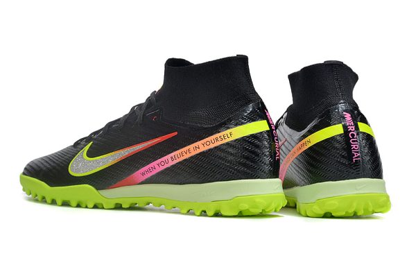 Botas de Fútbol Nike Air Zoom Mercurial Vapor XV Elite TF – Negro Verde Rosa