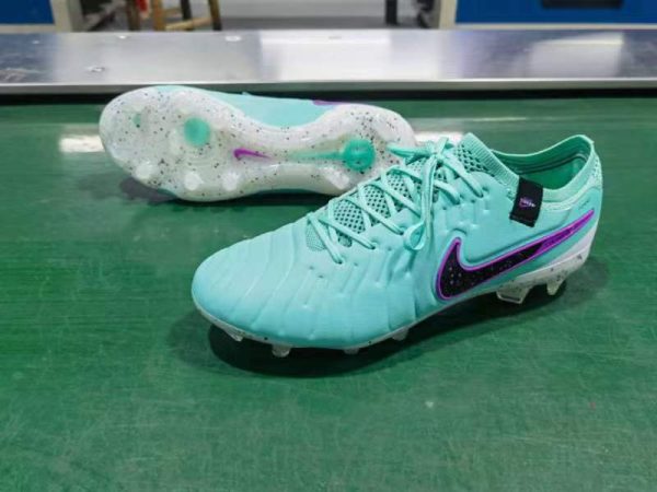 Botas de Fútbol NikeTiempo Legend 10 Elite FG – Azul Morado Blanco