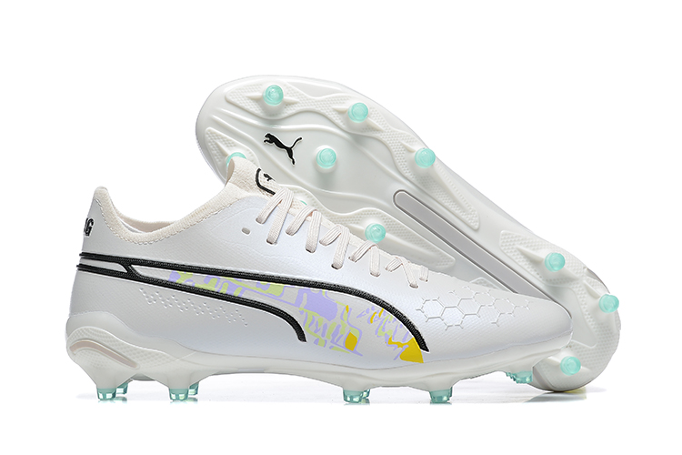 Botas de Fútbol Puma King Ultimate Icon MG – Blanco