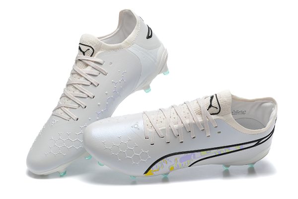 Botas de Fútbol Puma King Ultimate Icon MG – Blanco