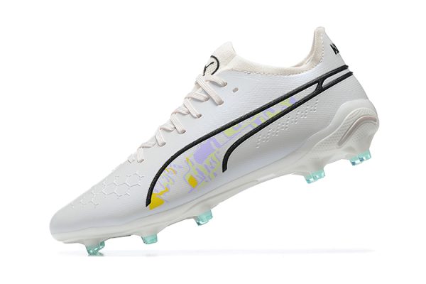 Botas de Fútbol Puma King Ultimate Icon MG – Blanco