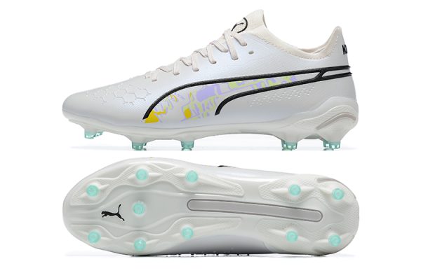 Botas de Fútbol Puma King Ultimate Icon MG – Blanco