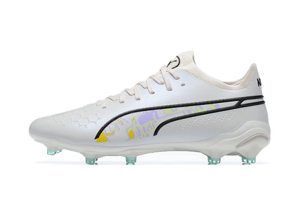 Botas de Fútbol Puma King Ultimate Icon MG – Blanco