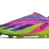 Botas de Fútbol adidas X Crazyfast.1 Laceless FG Green  Rose  Purple