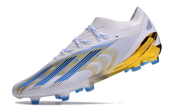 Botas de Fútbol Adidas x23crazyfast.1 FG Blanco Azul