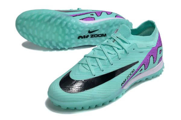 Botas de Fútbol Nike Air Zoom Mercurial Vapor XV Elite TF – Verde Púrpura