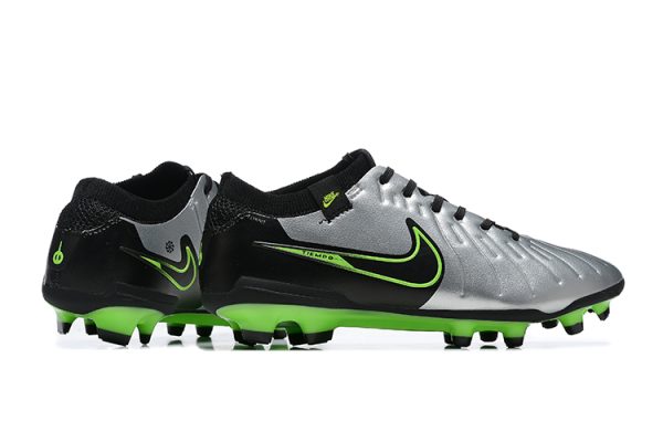 Botas de Fútbol Nike Tiempo Legend 10 Elite FG – Plata Verde