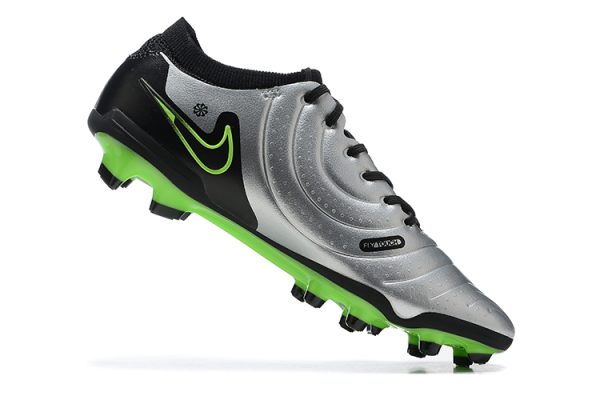 Botas de Fútbol Nike Tiempo Legend 10 Elite FG – Plata Verde