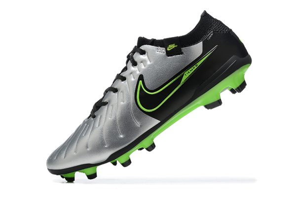 Botas de Fútbol Nike Tiempo Legend 10 Elite FG – Plata Verde