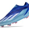 Botas de Fútbol adidas X Crazyfast.1 Laceless FG Azul Morado