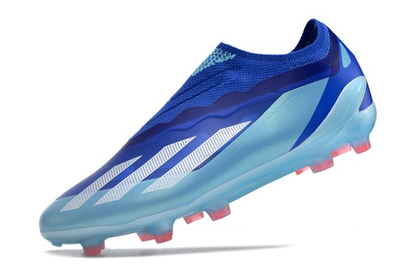 Botas de Fútbol adidas X Crazyfast.1 Laceless FG Azul Morado