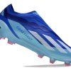 Botas de Fútbol adidas X Crazyfast.1 Laceless FG Azul Morado