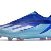 Botas de Fútbol adidas X Crazyfast.1 Laceless FG Azul Morado