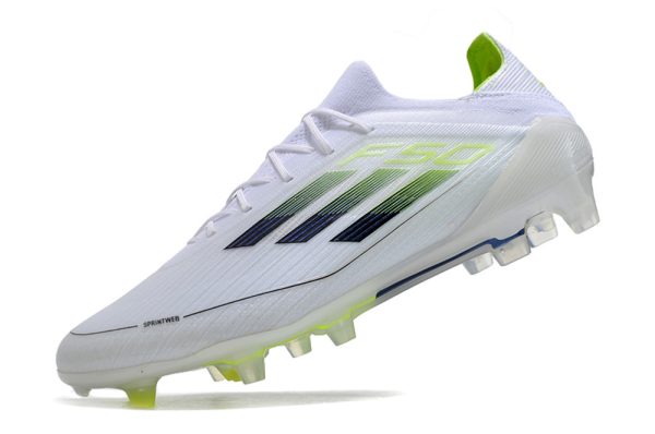 Botas de Fútbol Adidas F50 FG Blanco Verde