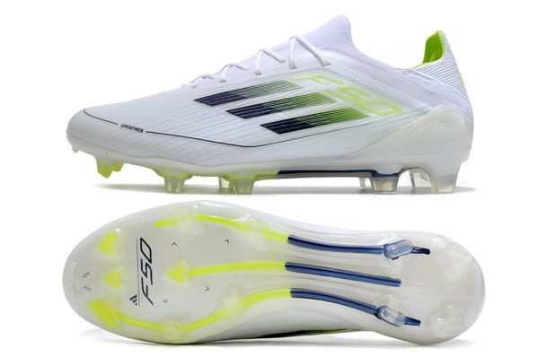 Botas de Fútbol Adidas F50 FG Blanco Verde