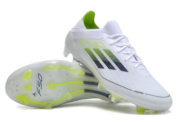 Botas de Fútbol Adidas F50 FG Blanco Verde