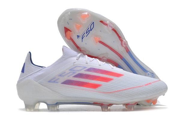 Botas de Fútbol Adidas F50 FG Blanco Rosa