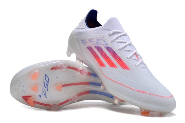 Botas de Fútbol Adidas F50 FG Blanco Rosa