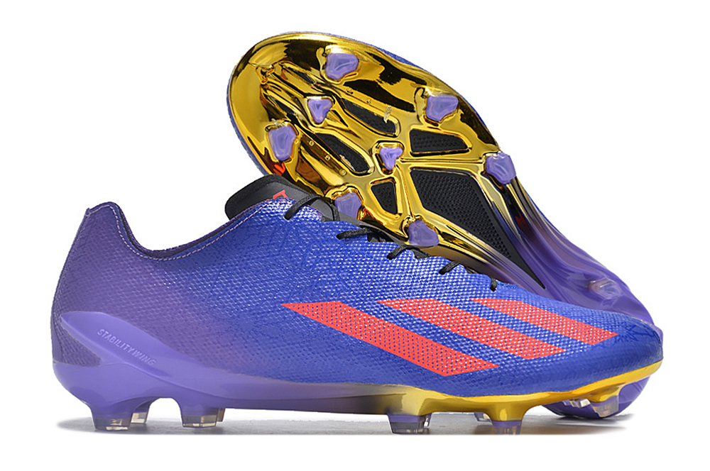 Botas de Fútbol Adidas X Crazyfast+ FG Morado Dorado