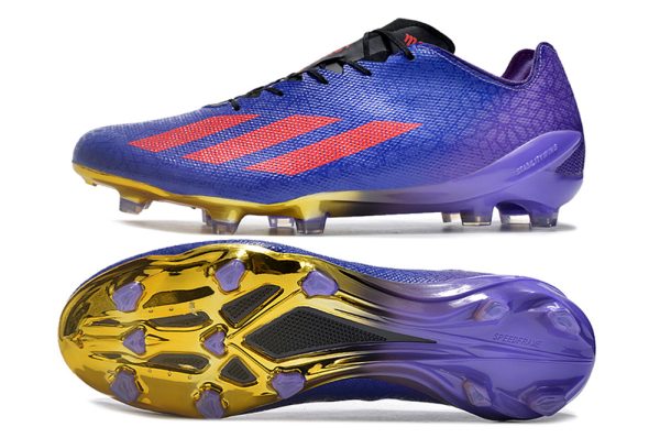 Botas de Fútbol Adidas X Crazyfast+ FG Morado Dorado