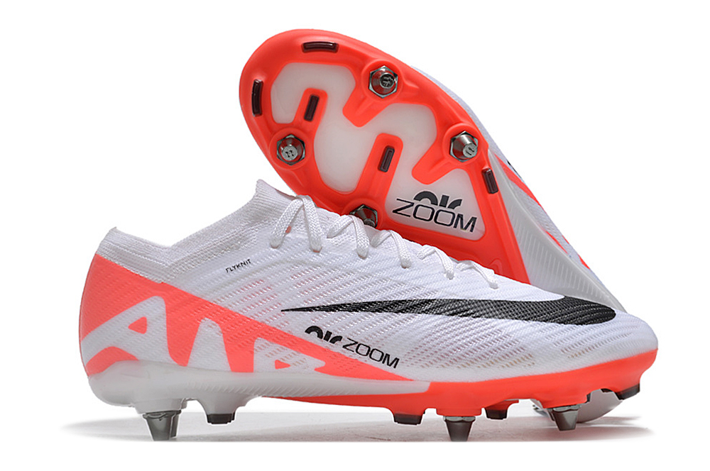 Botas de Fútbol Nike AIR Zoom Mercurial Vapor 15 Elite SG Blanco Naranja