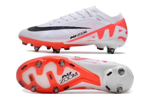 Botas de Fútbol Nike AIR Zoom Mercurial Vapor 15 Elite SG Blanco Naranja