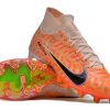 Botas de Fútbol Nike Air Zoom Mercurial Superfly IX AG Naranja  Blanco