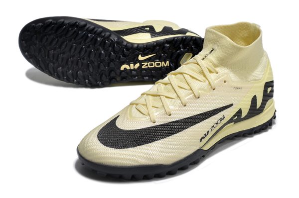 Botas de Fútbol Nike Air Zoom Mercurial Vapor XV Elite TF – Beige Negro