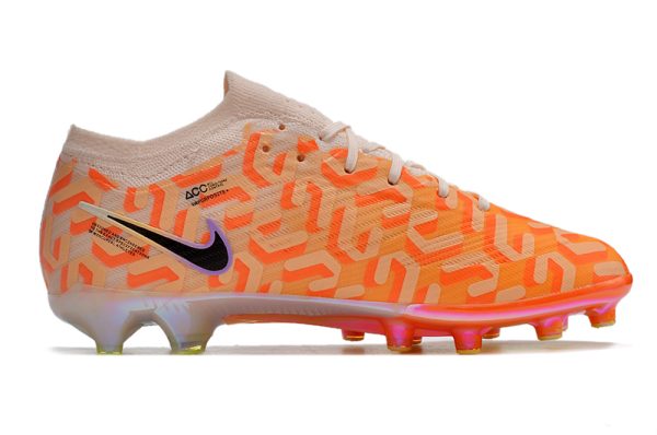 Botas de Fútbol Nike Mercurial Vapor 15 Mbappé FG Naranja  Blanco