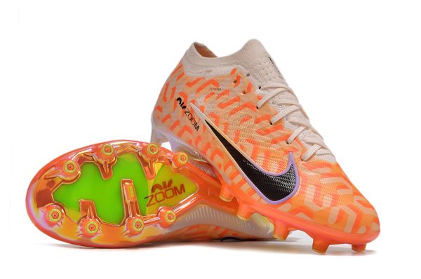 Botas de Fútbol Nike Mercurial Vapor 15 Mbappé FG Naranja  Blanco