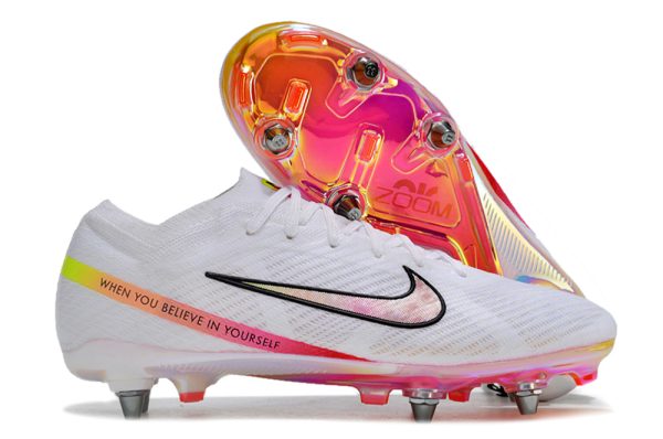 Botas de Fútbol Nike Vapor 15 SG-Blanco Rosa