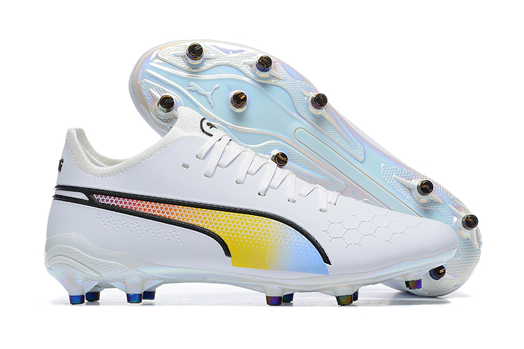 Botas de Fútbol Puma King Ultimate Icon MG – Blanco