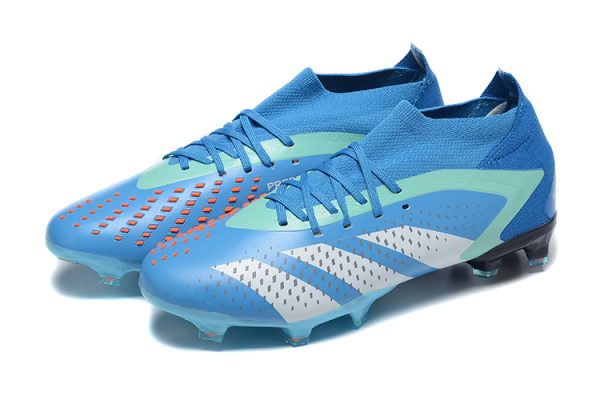 Botas de Fútbol Adidas Predator Accuracy+ FG Azul Blanco