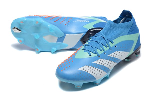 Botas de Fútbol Adidas Predator Accuracy+ FG Azul Blanco