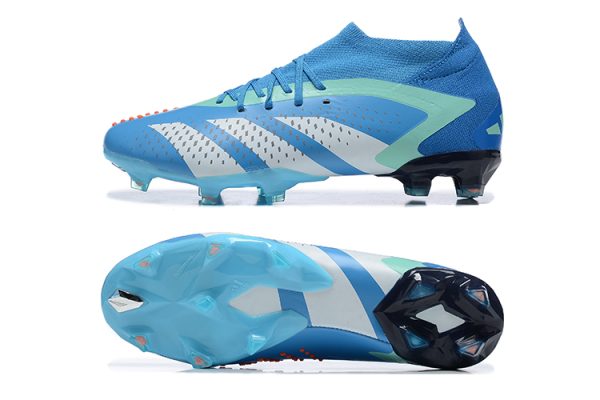 Botas de Fútbol Adidas Predator Accuracy+ FG Azul Blanco