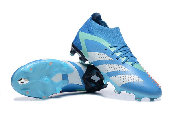 Botas de Fútbol Adidas Predator Accuracy+ FG Azul Blanco