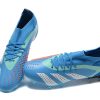 Botas de Fútbol Adidas Predator Accuracy+ FG Azul Blanco