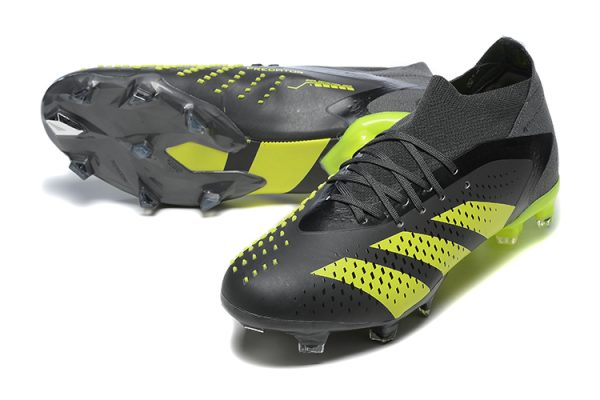 Botas de Fútbol Adidas Predator Accuracy+ FG Verde Negro