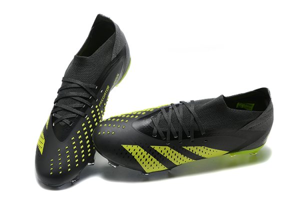 Botas de Fútbol Adidas Predator Accuracy+ FG Verde Negro