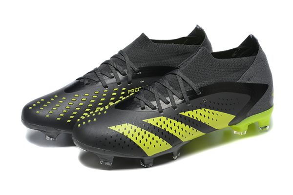 Botas de Fútbol Adidas Predator Accuracy+ FG Verde Negro