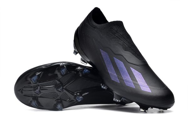 Botas de Fútbol Adidas x23crazyfast.1 FG Negro Púrpura