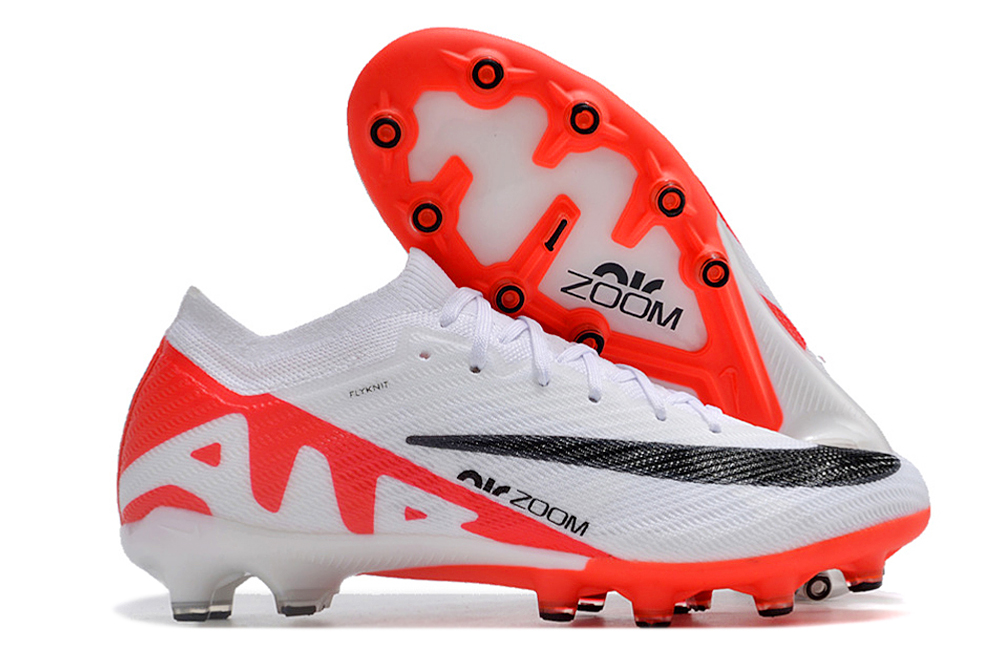 Botas de Fútbol Nike Air Zoom Mercurial Superfly IX Elite AG Blanco Rojo