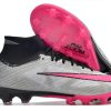 Botas de Fútbol Nike Air Zoom Mercurial Superfly IX Elite AG Gris Rosa